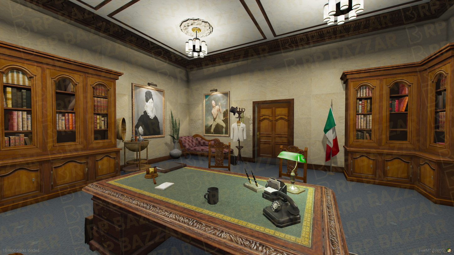 Classic City Hall FiveM MLO — GTA RP Interior — ESX QB QBOX — RPBazzar