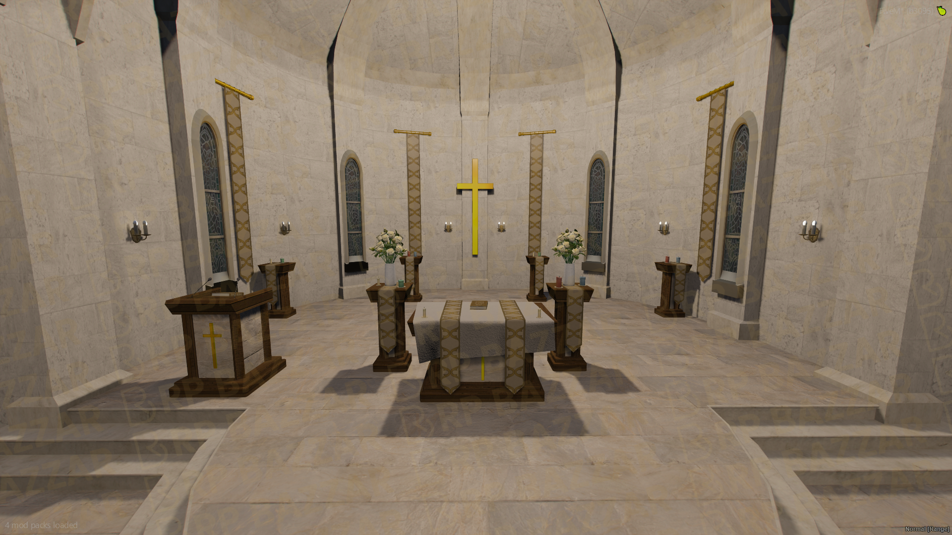 Sacred Church FiveM MLO — GTA RP Interior — ESX QB QBOX — RPBazzar