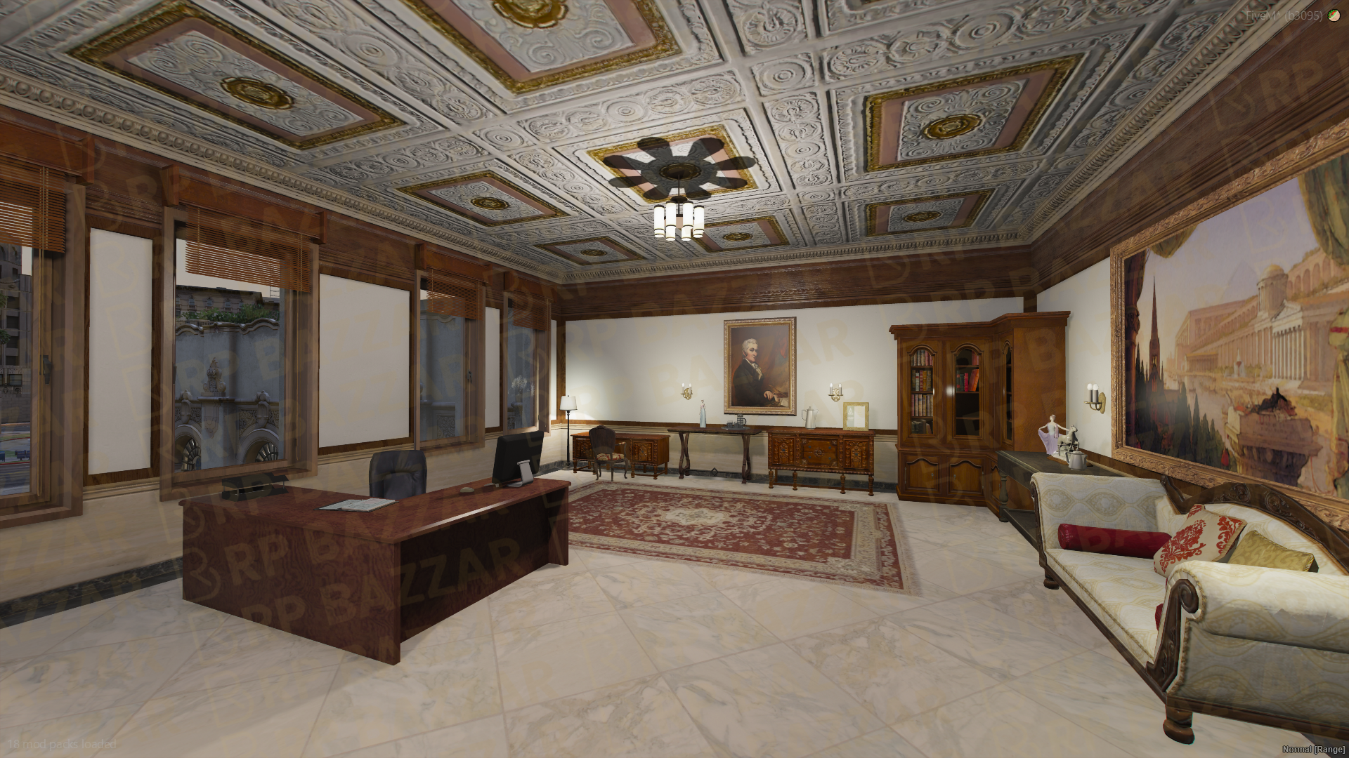 Historic City Hall FiveM MLO — GTA RP Interior — ESX QB QBOX — RPBazzar