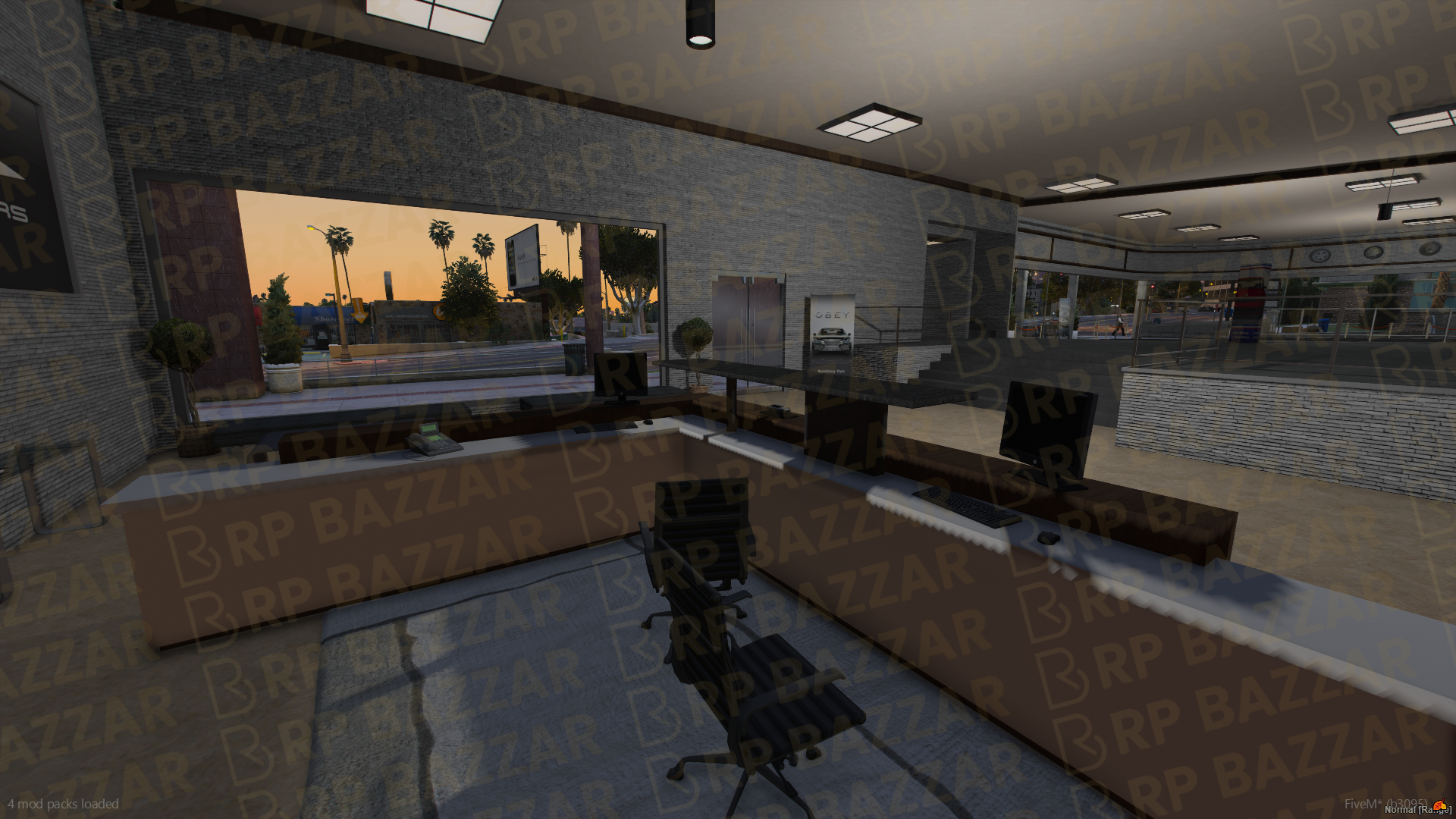 Classic Vehicle Shop FiveM MLO — GTA RP Interior — ESX QB QBOX — RPBazzar