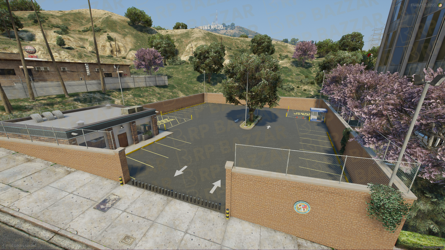 Secure Impound Lot FiveM MLO — GTA RP Interior — ESX QB QBOX — RPBazzar