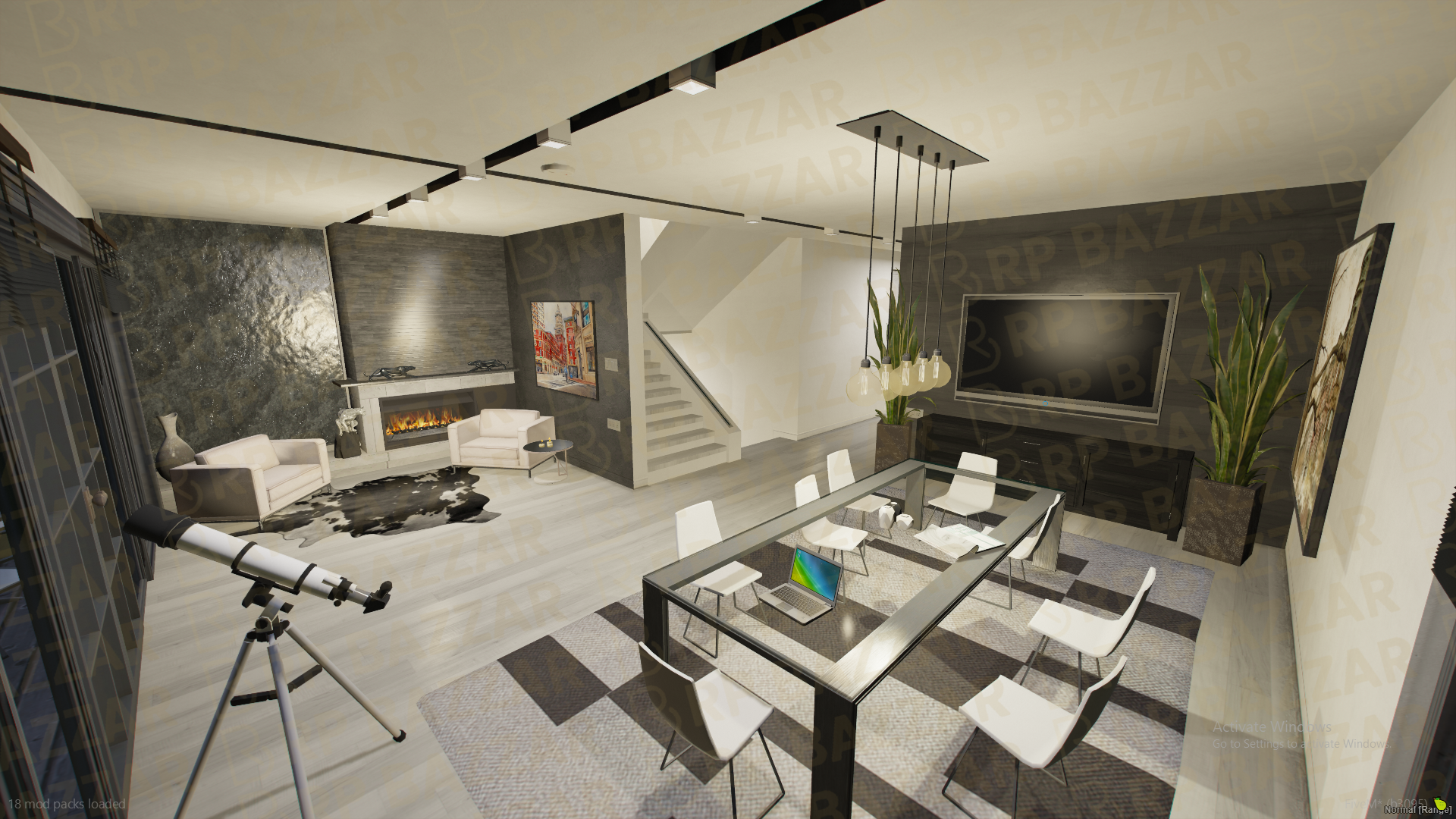 Uptown House FiveM MLO — GTA RP Interior — ESX QB QBOX — RPBazzar