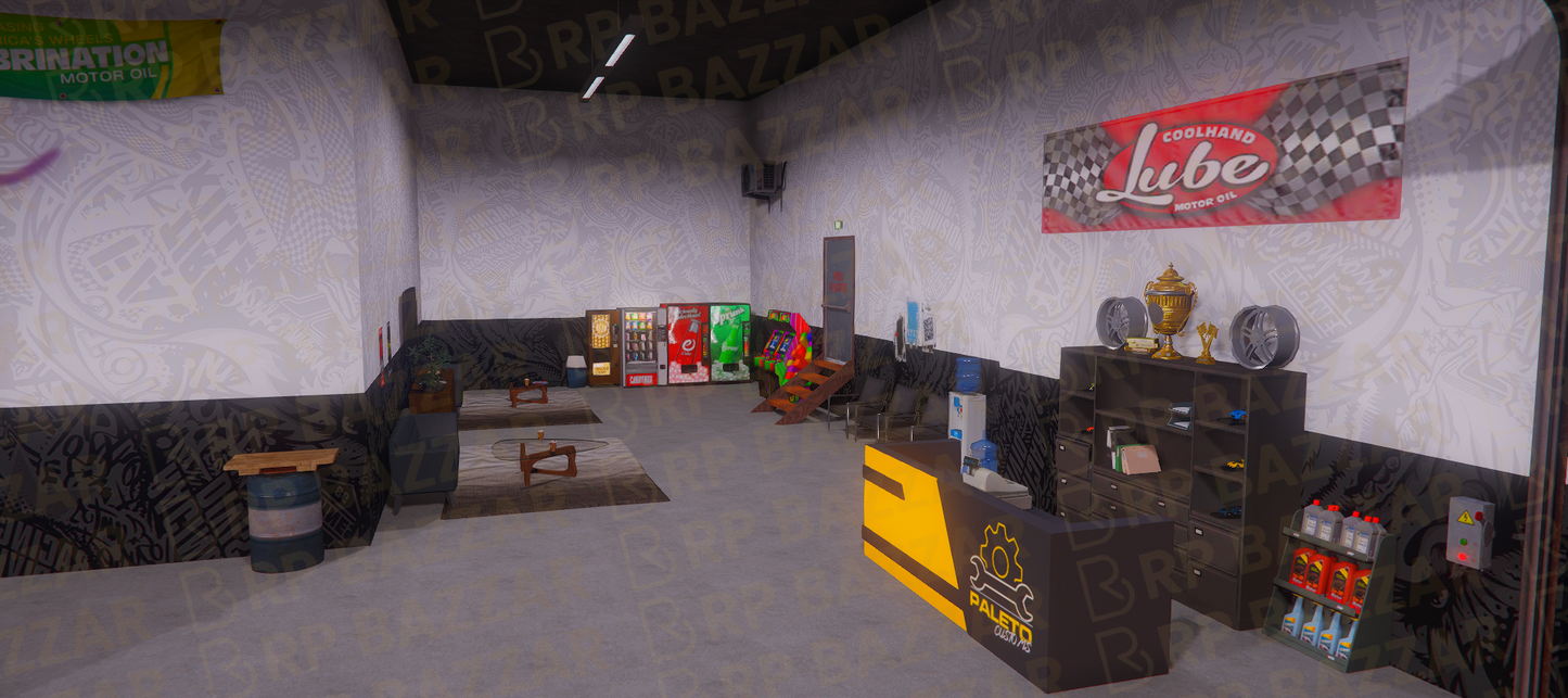 Artisan Mechanic Shop FiveM MLO — GTA RP Interior — ESX QB QBOX — RPBazzar