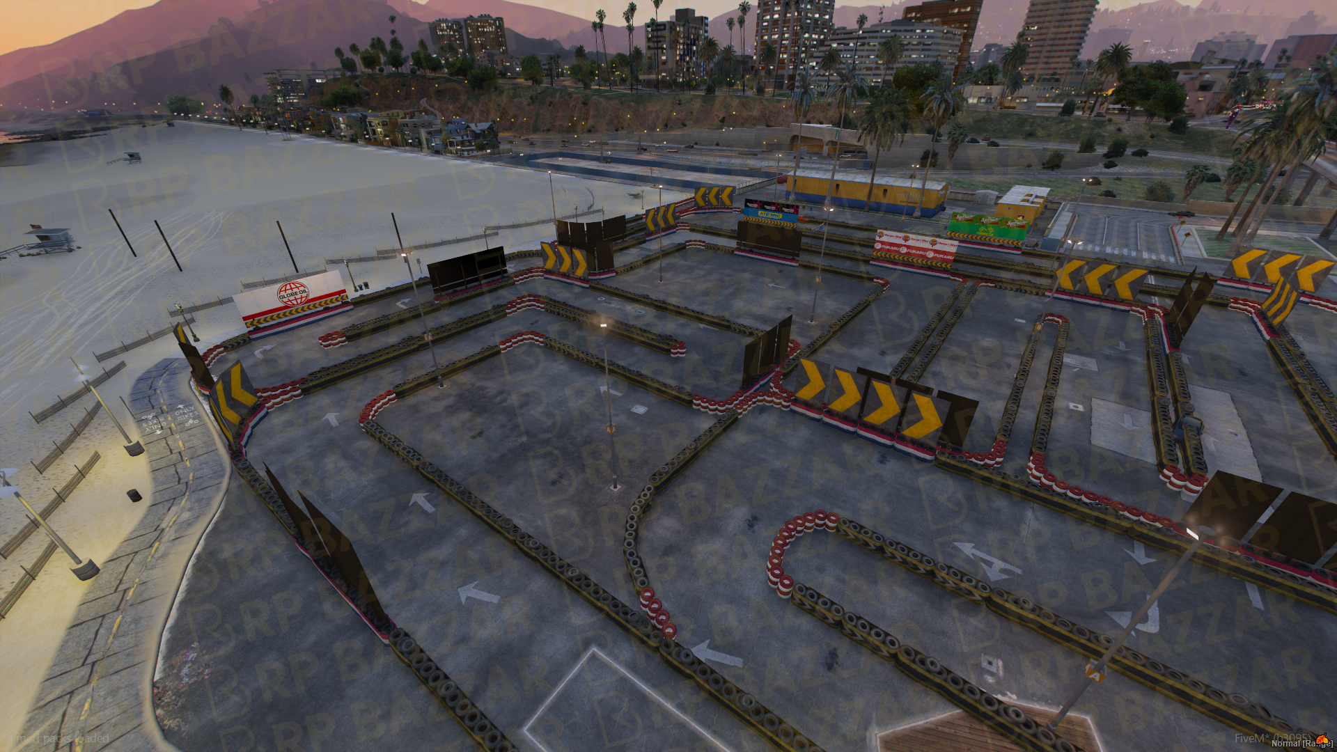 Night Race Track FiveM MLO — GTA RP Interior — ESX QB QBOX — RPBazzar