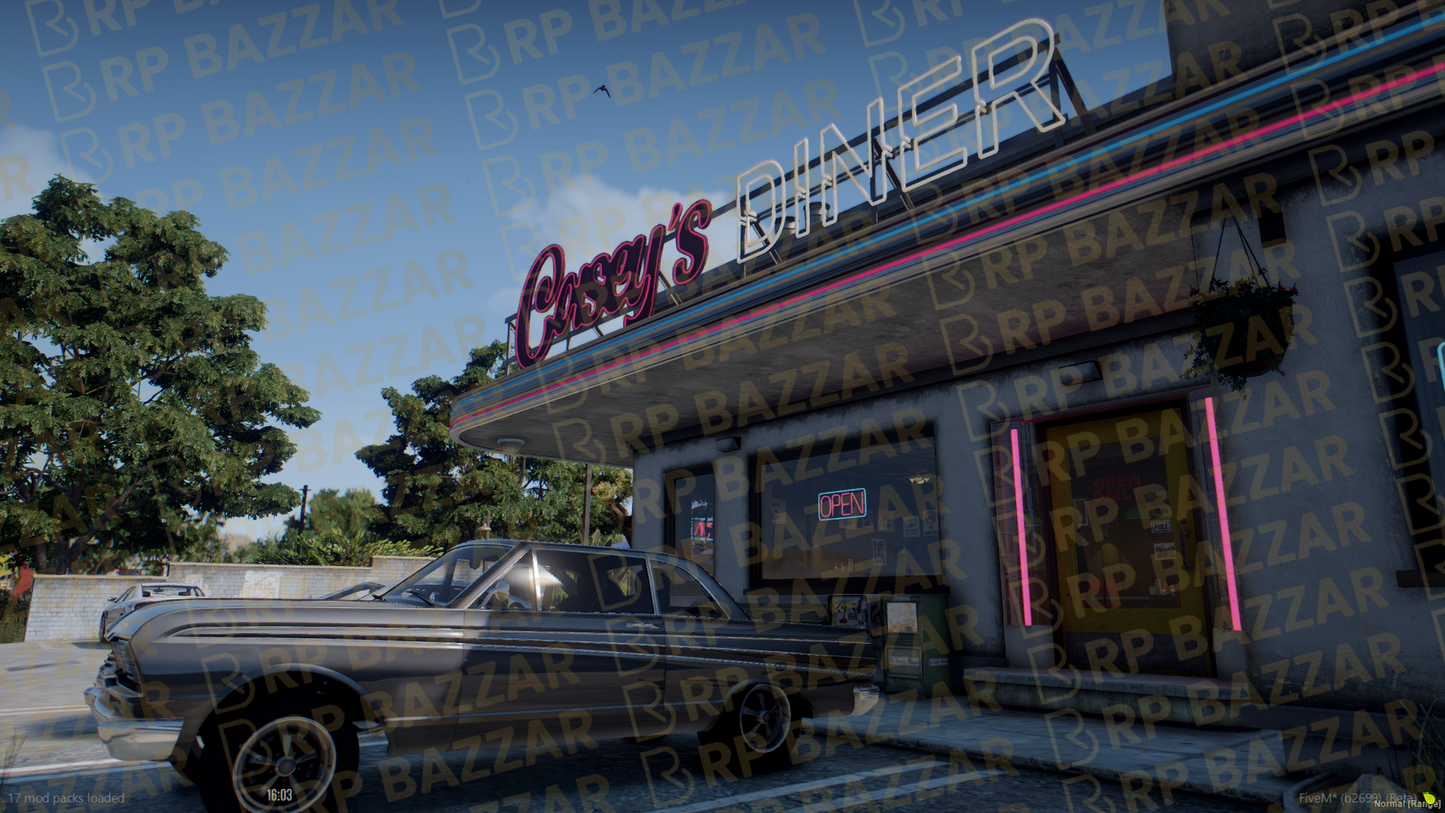 Custom Snack Bar FiveM MLO — GTA RP Interior — ESX QB QBOX — RPBazzar