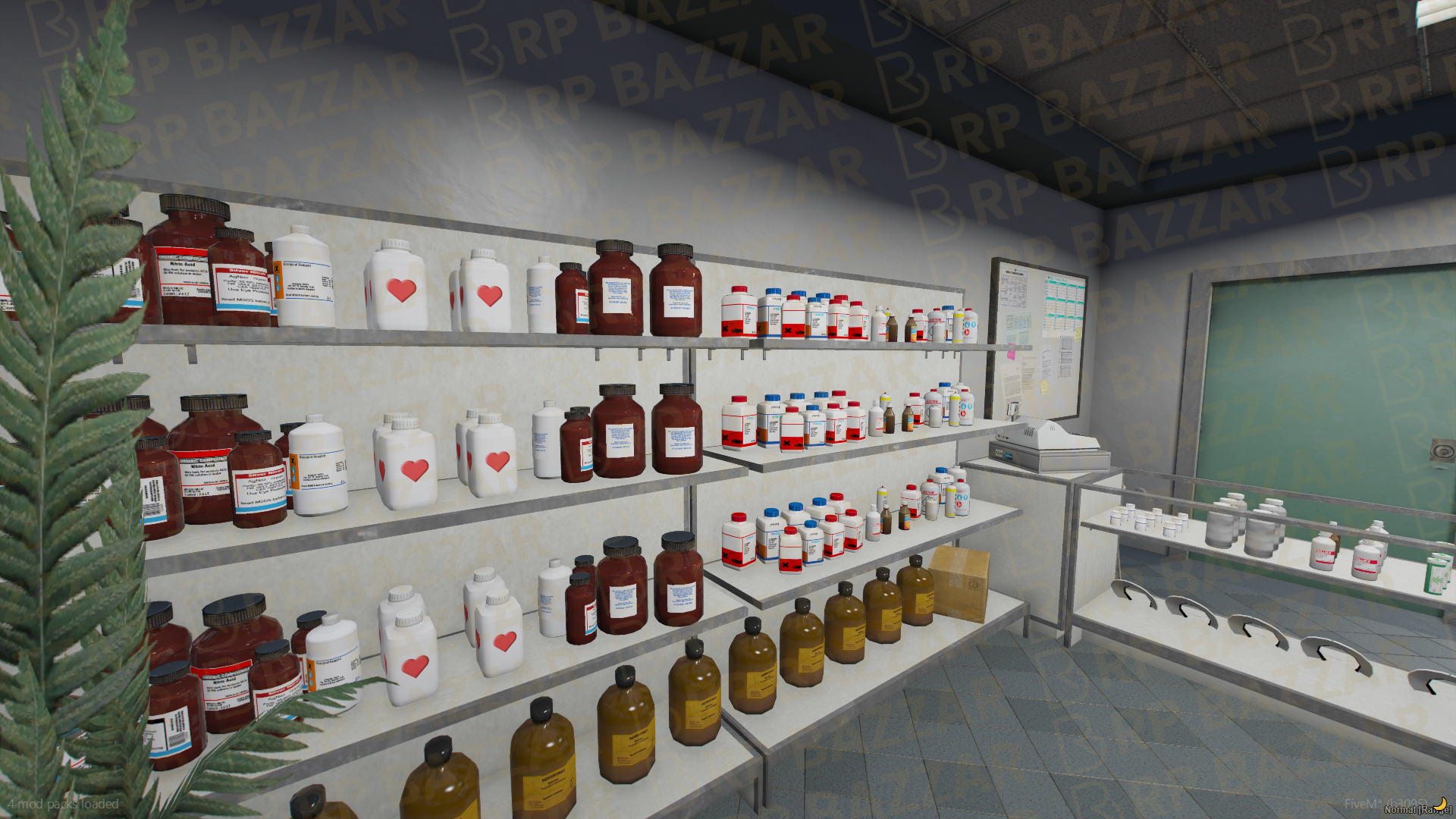 Urban Pharmacy FiveM MLO — GTA RP Interior — ESX QB QBOX — RPBazzar