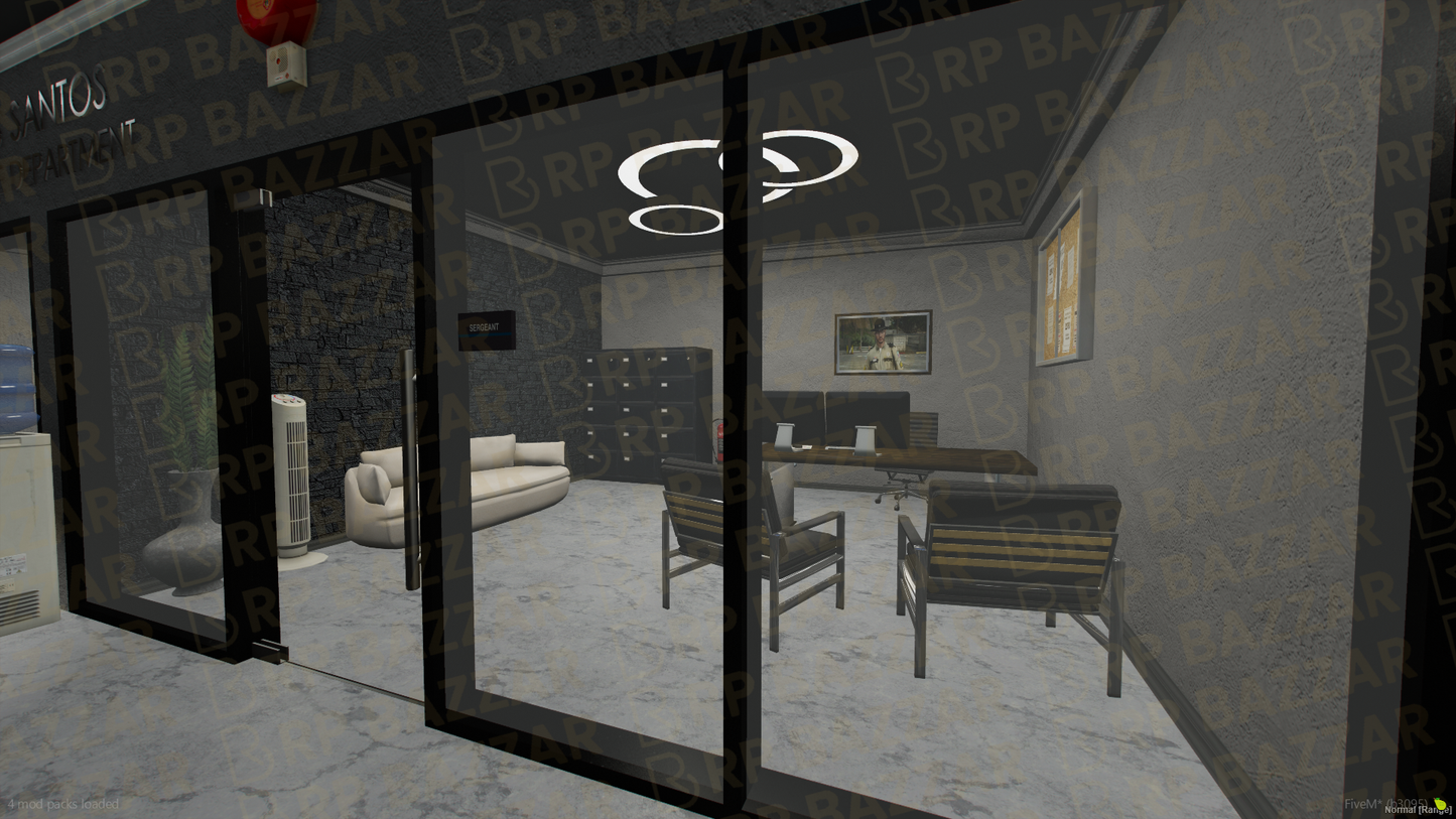 Riot Police Station FiveM MLO — GTA RP Interior — ESX QB QBOX — RPBazzar