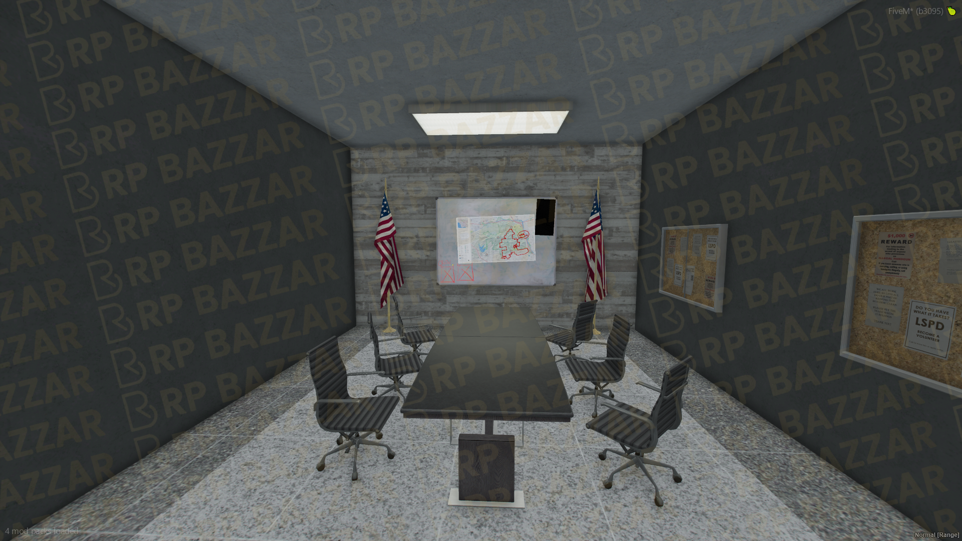 Precinct Police Station FiveM MLO — GTA RP Interior — ESX QB QBOX — RPBazzar