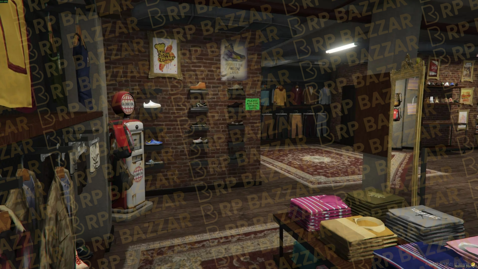Premium Clothing Store FiveM MLO — GTA RP Interior — ESX QB QBOX — RPBazzar