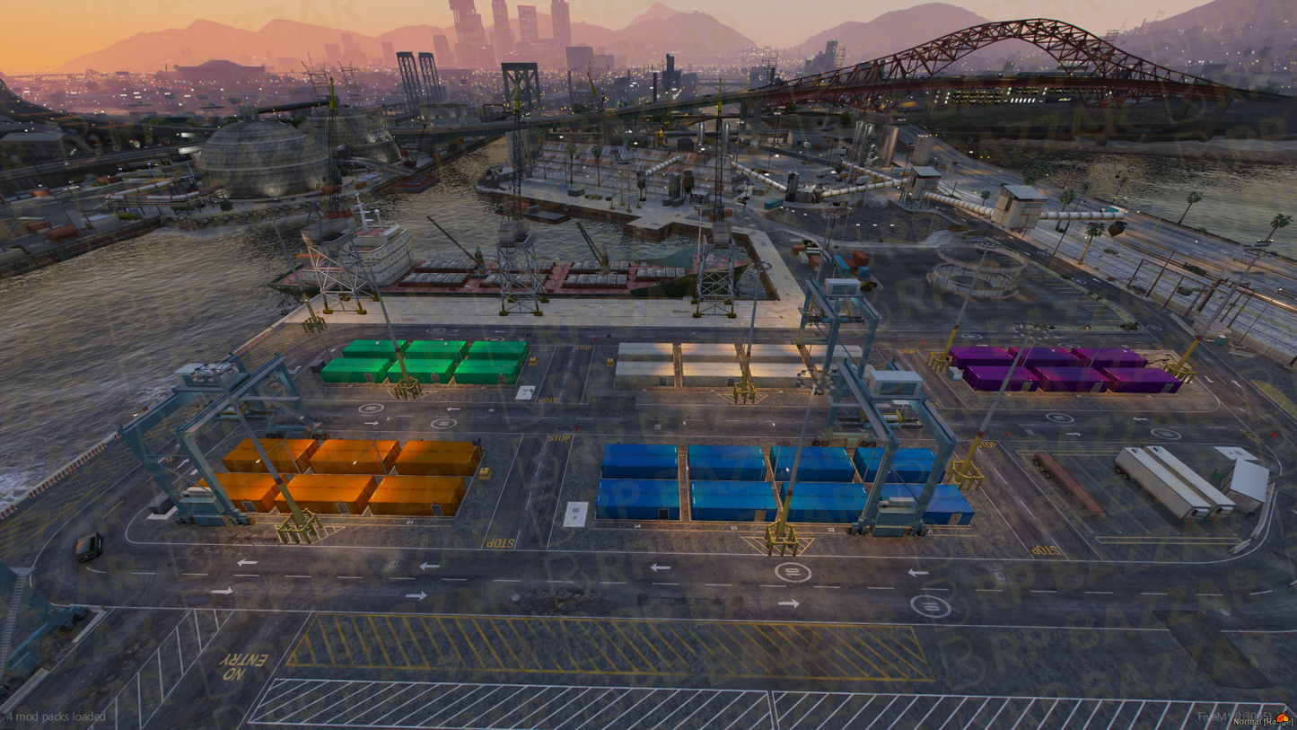 Massive Storage Room & Warehouse FiveM MLO — GTA RP Interior — ESX QB QBOX — RPBazzar