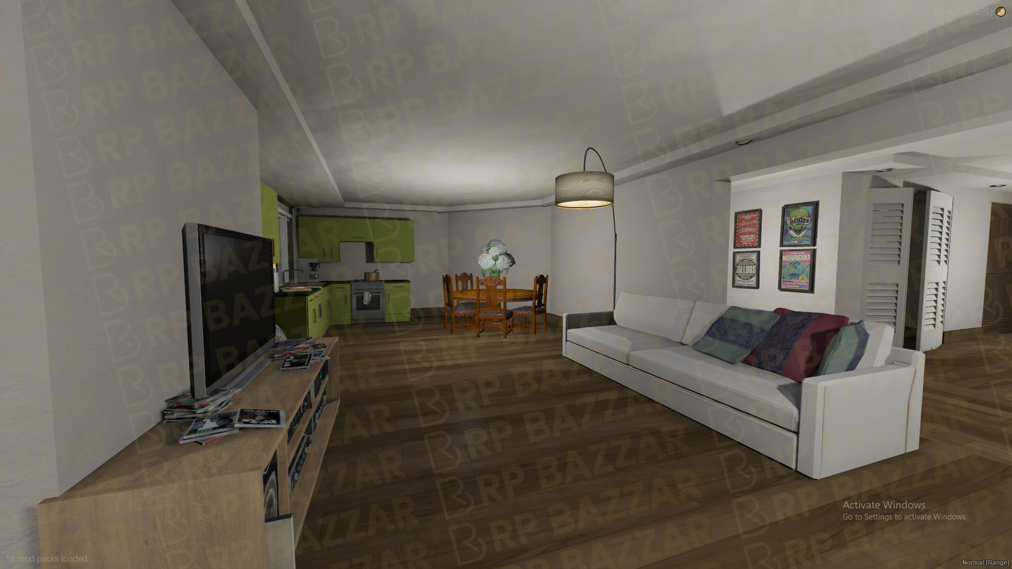 Neon House FiveM MLO — GTA RP Interior — ESX QB QBOX — RPBazzar