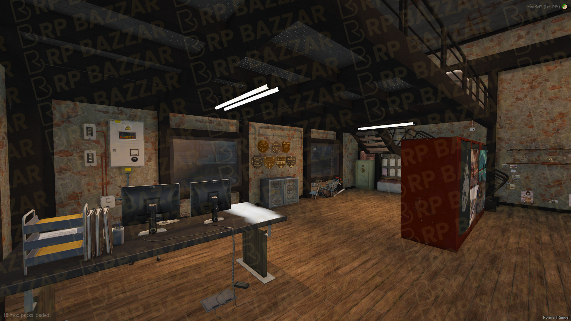 Industrial Mechanic Shop FiveM MLO — GTA RP Interior — ESX QB QBOX — RPBazzar