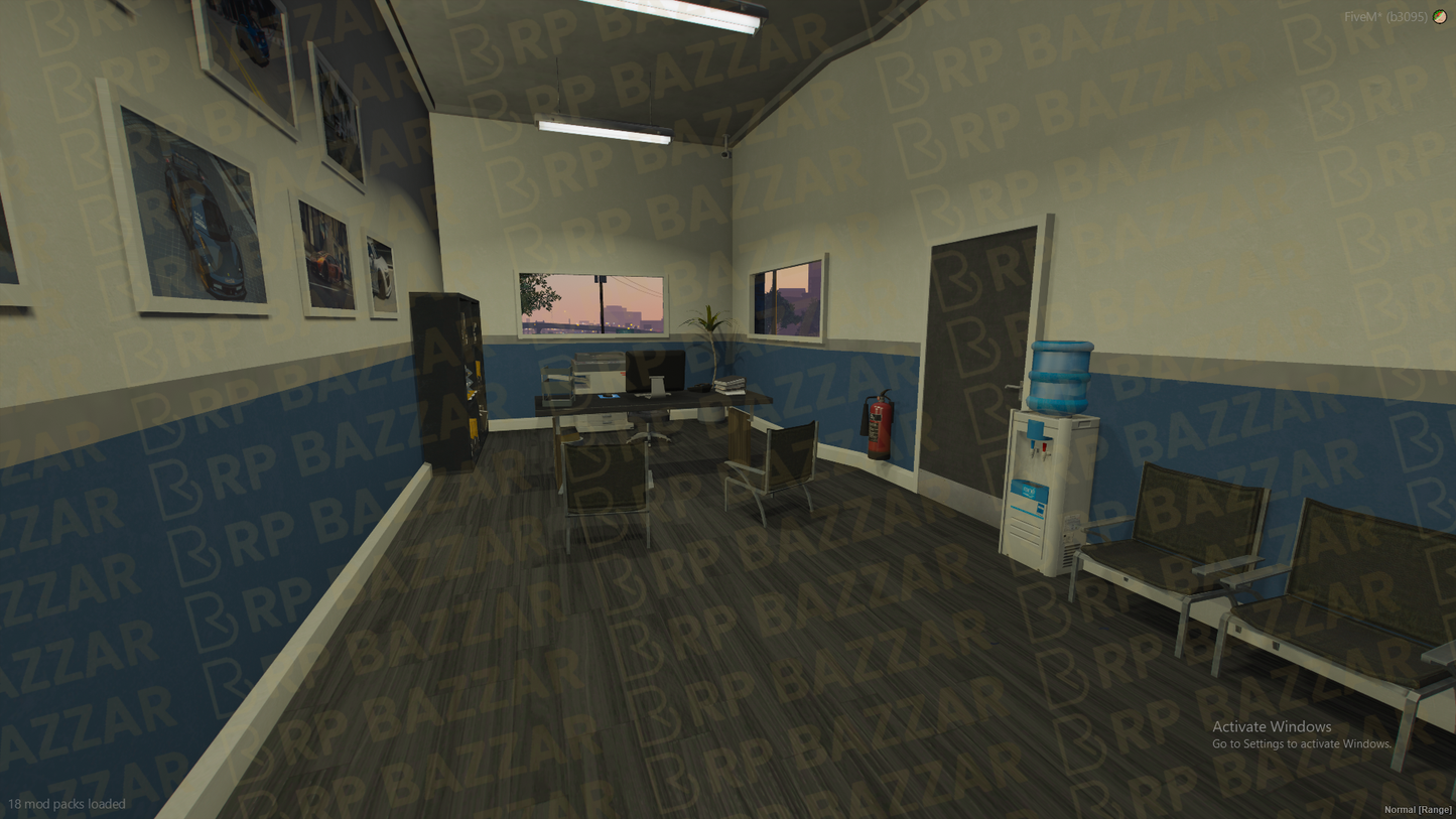 Race Mechanic Shop FiveM MLO — GTA RP Interior — ESX QB QBOX — RPBazzar