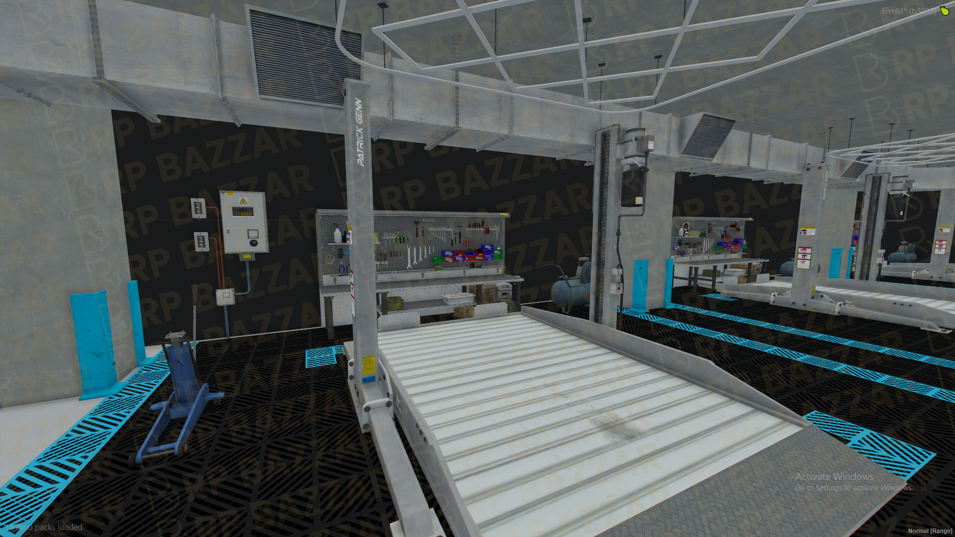 Midnight Mechanic Shop FiveM MLO — GTA RP Interior — ESX QB QBOX — RPBazzar