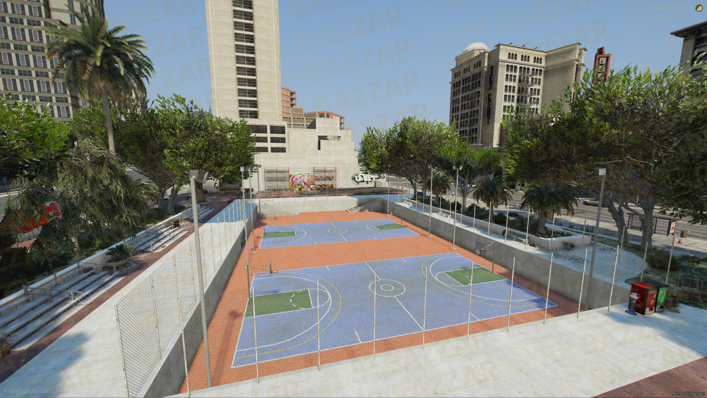 Urban Legion Square FiveM MLO — GTA RP Interior — ESX QB QBOX — RPBazzar