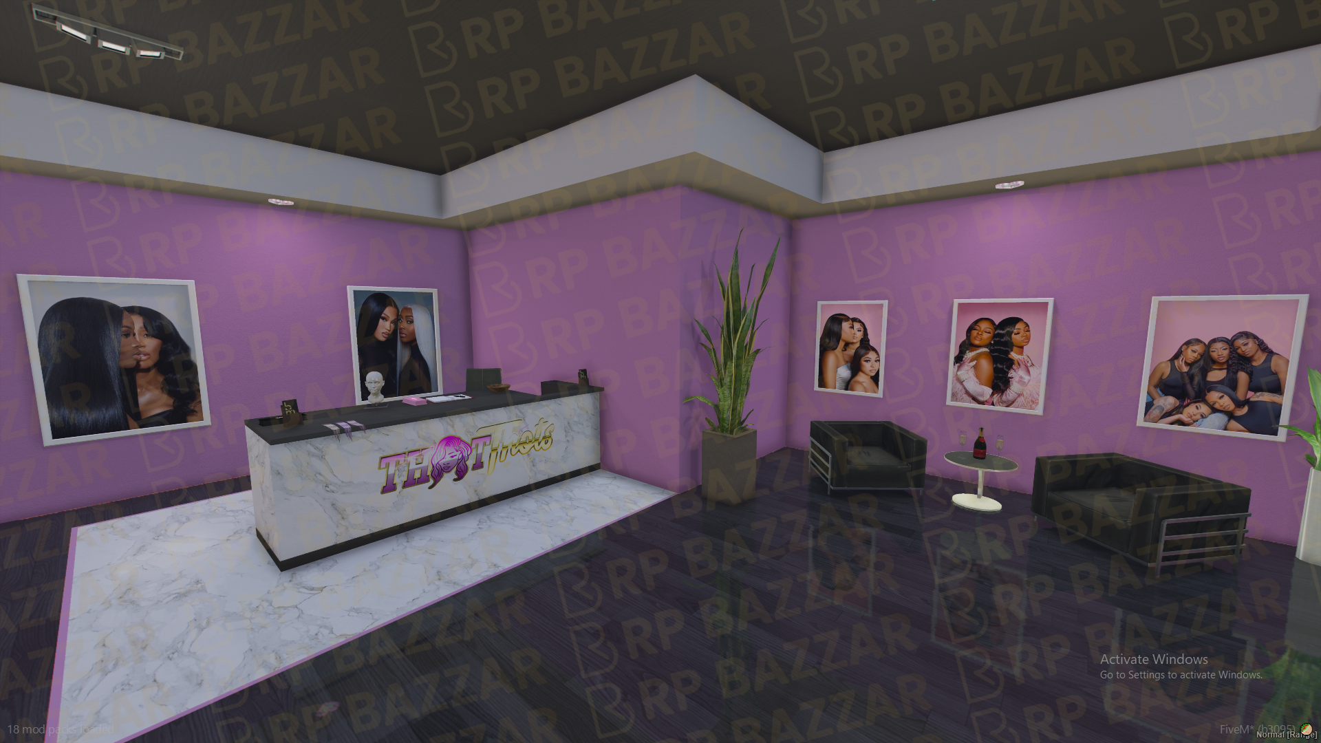 Sleek Girl Haven FiveM MLO — GTA RP Interior — ESX QB QBOX — RPBazzar
