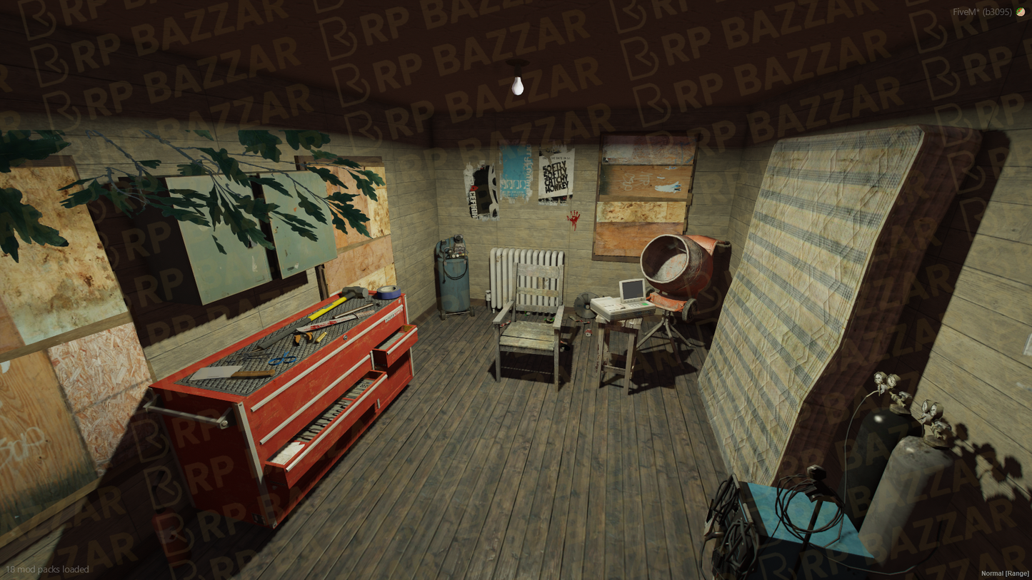 Gritty Gang Hood FiveM MLO — GTA RP Interior — ESX QB QBOX — RPBazzar