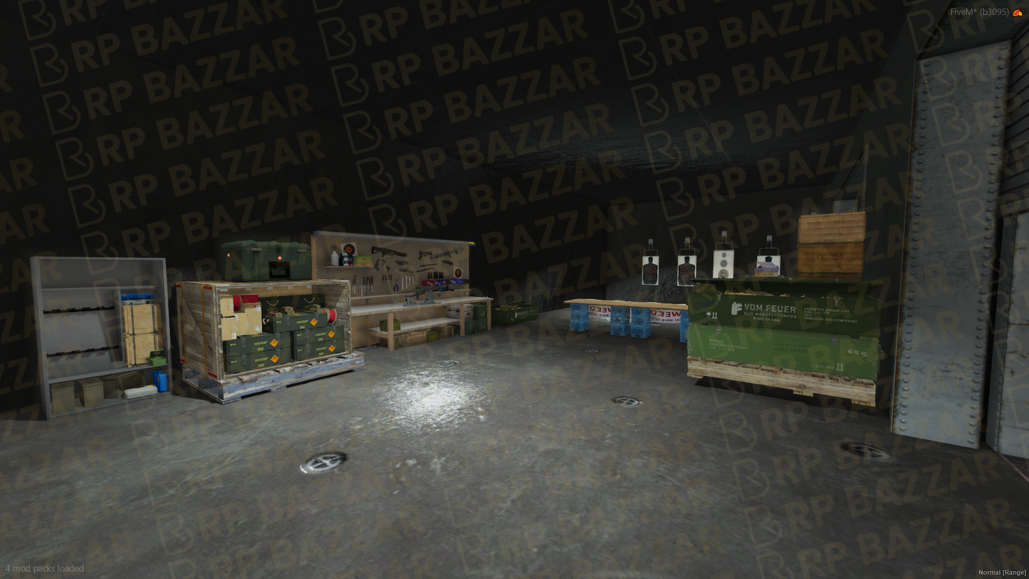 Cold Storage Room & Warehouse FiveM MLO — GTA RP Interior — ESX QB QBOX — RPBazzar