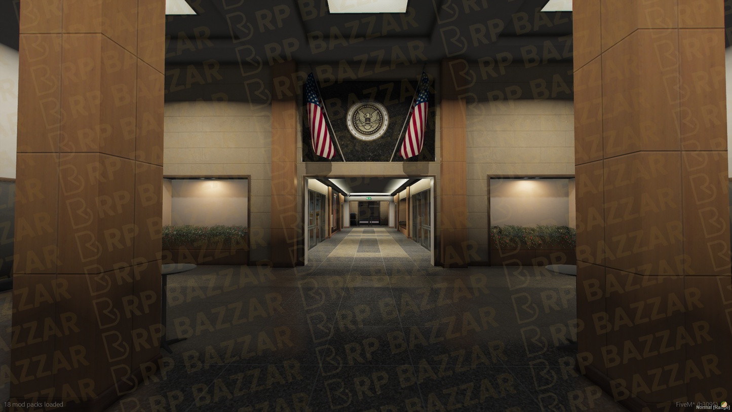 Formal City Hall FiveM MLO — GTA RP Interior — ESX QB QBOX — RPBazzar