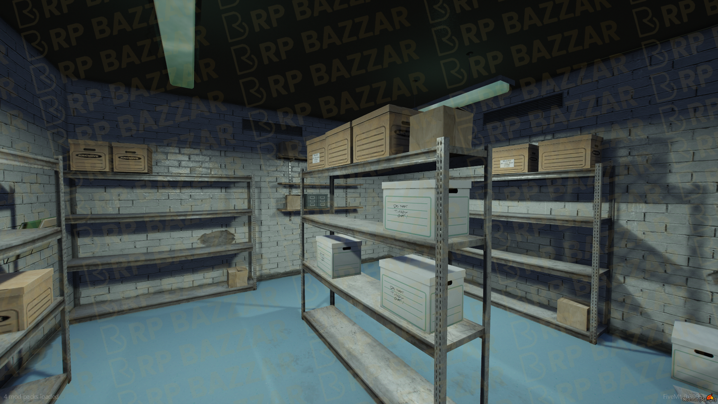 Desert Police Station FiveM MLO — GTA RP Interior — ESX QB QBOX — RPBazzar