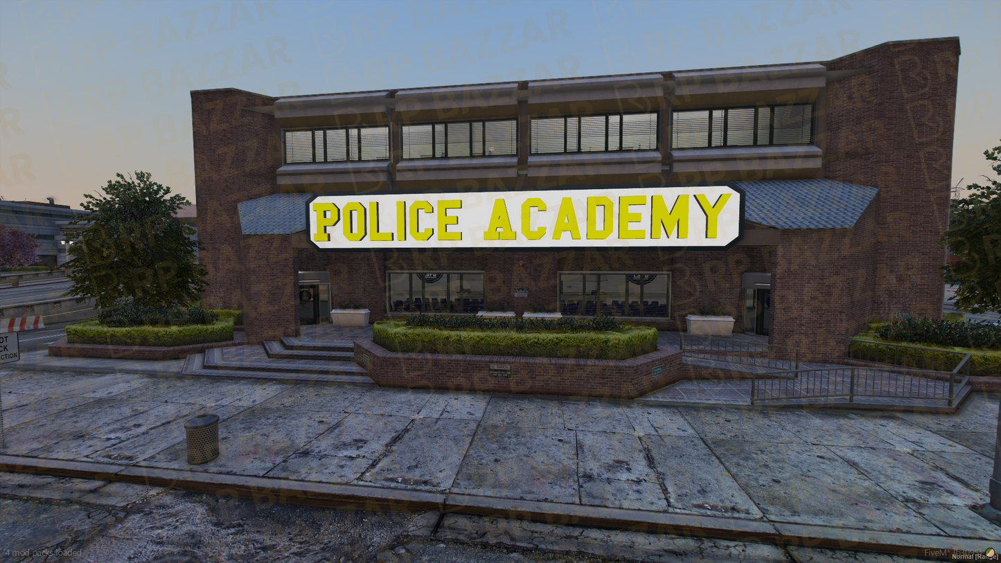 Elite Police Training FiveM MLO — GTA RP Interior — ESX QB QBOX — RPBazzar