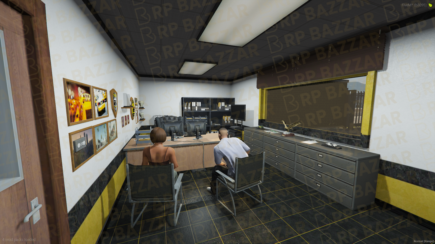 Metro Taxi Depot FiveM MLO — GTA RP Interior — ESX QB QBOX — RPBazzar