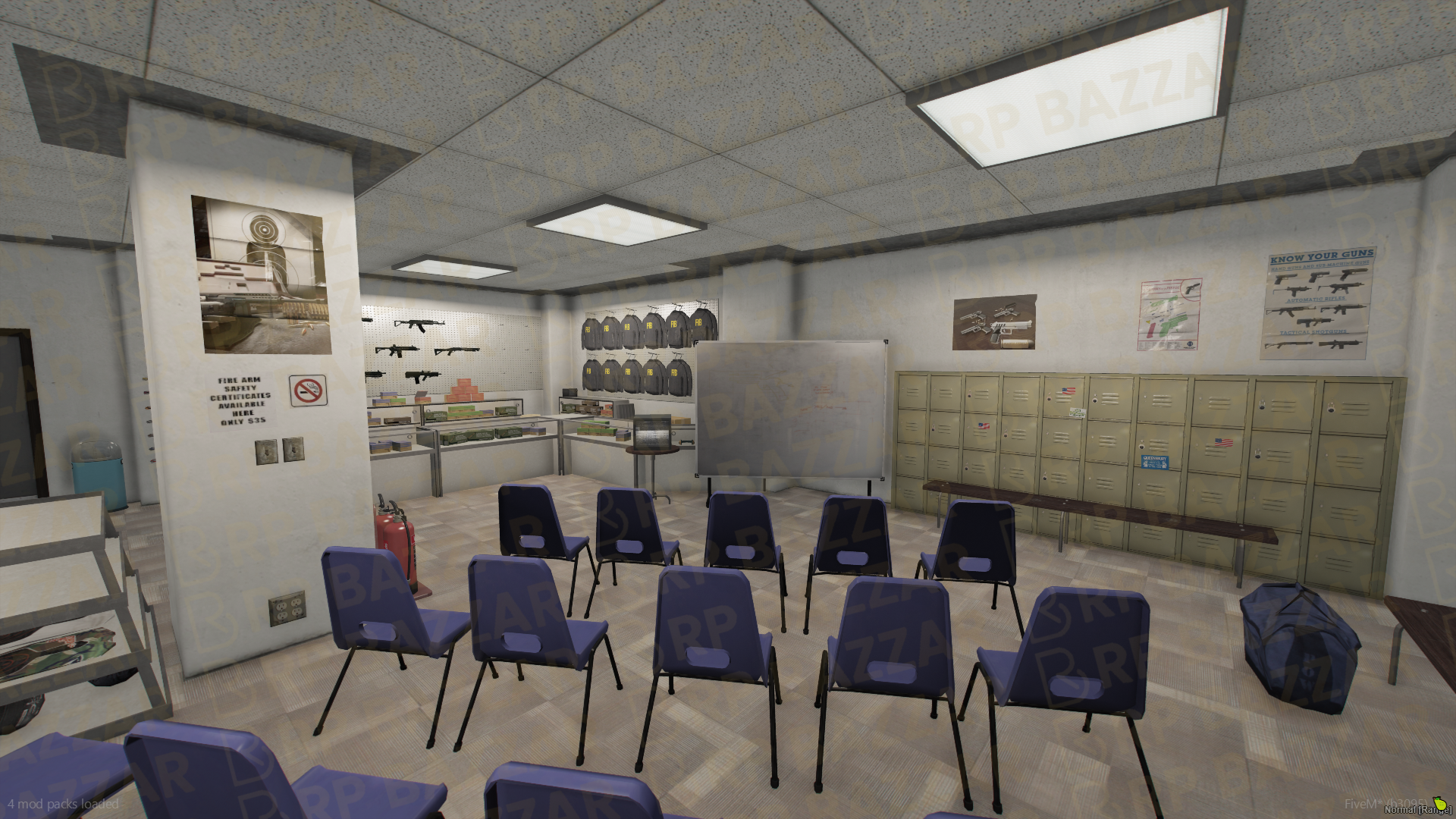 Urban Police Station FiveM MLO — GTA RP Interior — ESX QB QBOX — RPBazzar