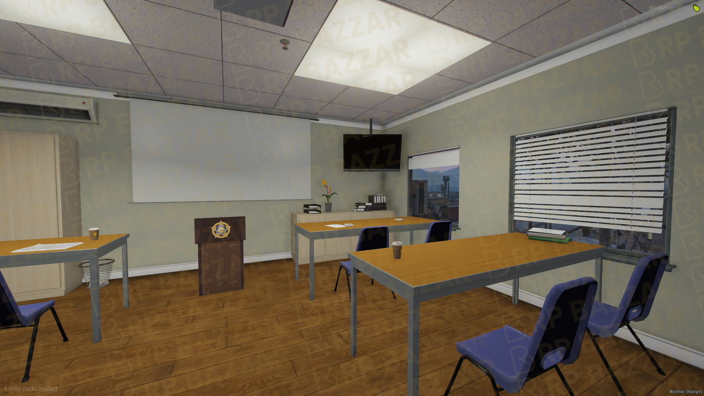 Metro Police Station FiveM MLO — GTA RP Interior — ESX QB QBOX — RPBazzar