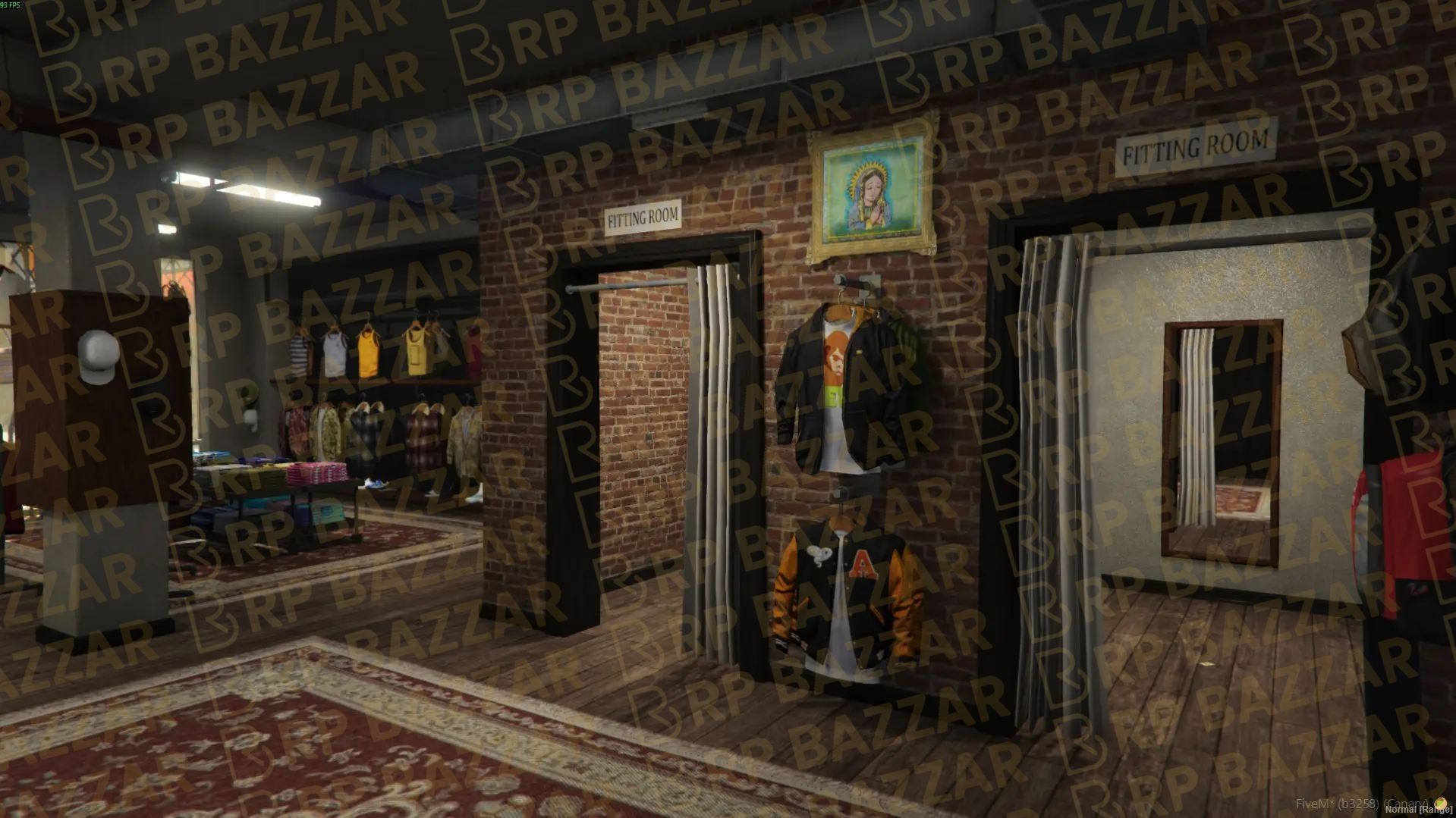 Premium Clothing Store FiveM MLO — GTA RP Interior — ESX QB QBOX — RPBazzar