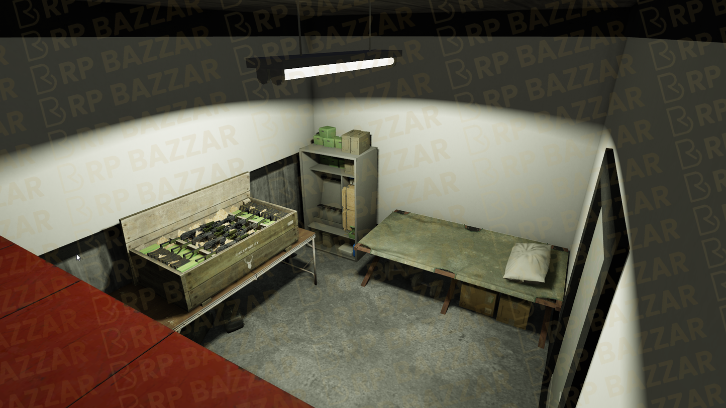 Outlaw Gang Garage FiveM MLO — GTA RP Interior — ESX QB QBOX — RPBazzar