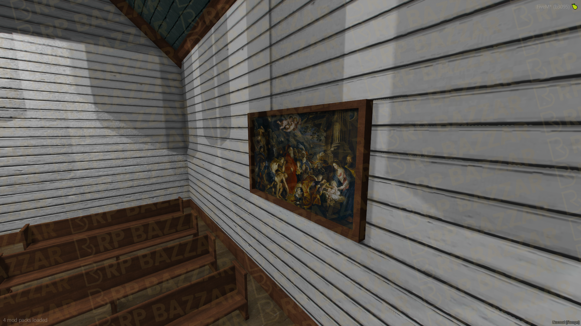 Stone Church FiveM MLO — GTA RP Interior — ESX QB QBOX — RPBazzar