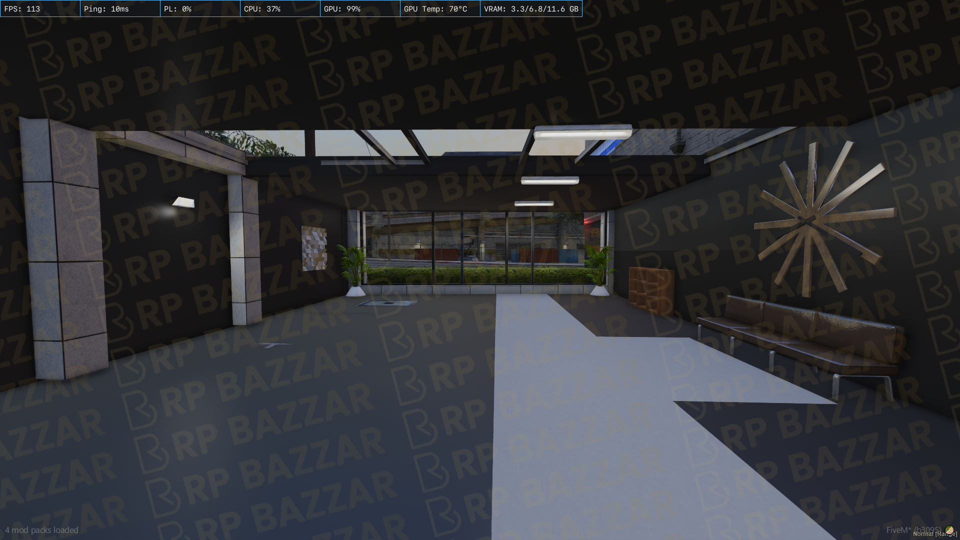 Garage Vehicle Shop FiveM MLO — GTA RP Interior — ESX QB QBOX — RPBazzar