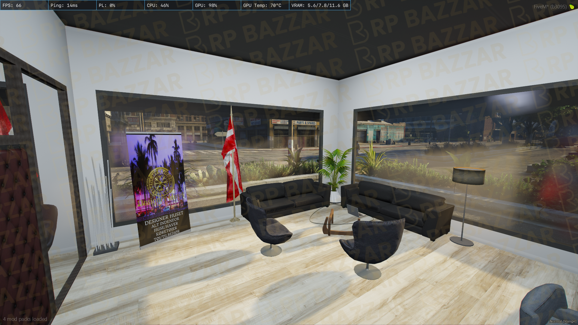Industrial Office FiveM MLO — GTA RP Interior — ESX QB QBOX — RPBazzar