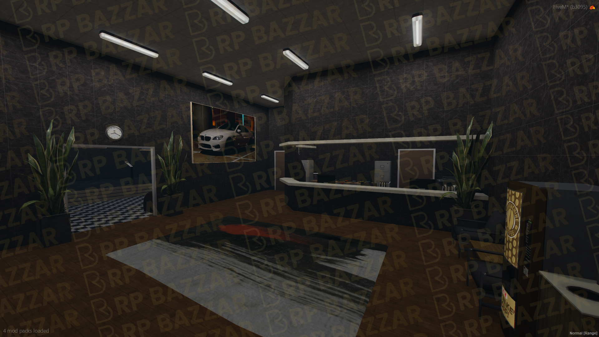 Sporty Vehicle Shop FiveM MLO — GTA RP Interior — ESX QB QBOX — RPBazzar