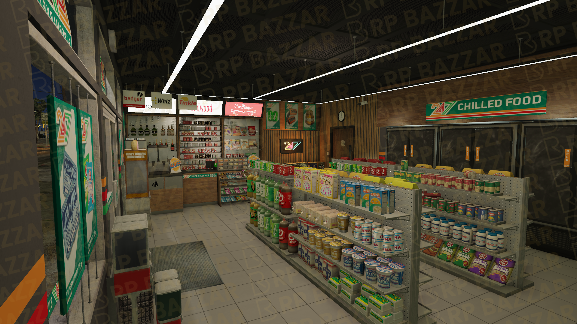 Night 24-7 Store FiveM MLO — GTA RP Interior — ESX QB QBOX — RPBazzar