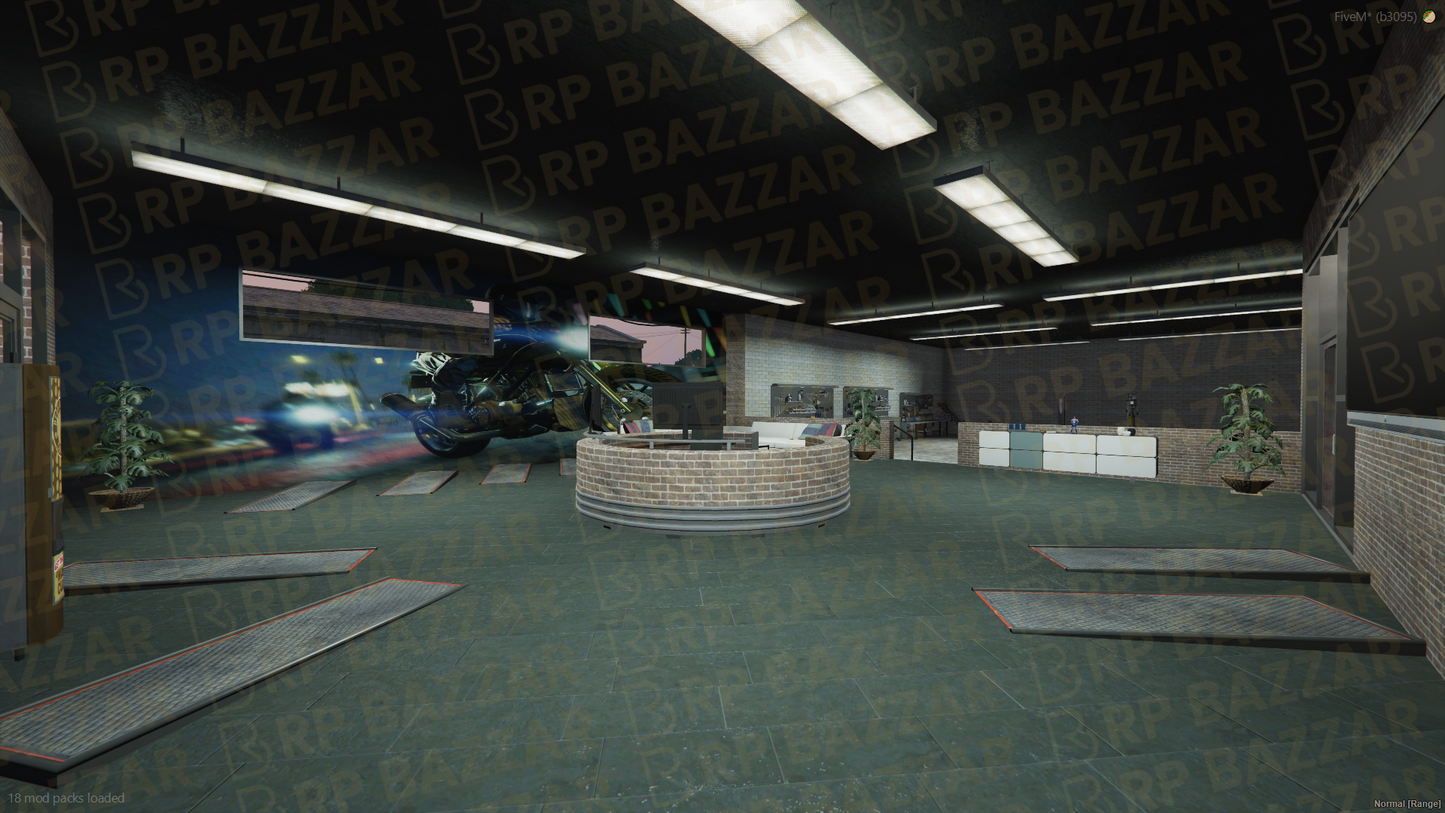Premium Vehicle Shop FiveM MLO — GTA RP Interior — ESX QB QBOX — RPBazzar
