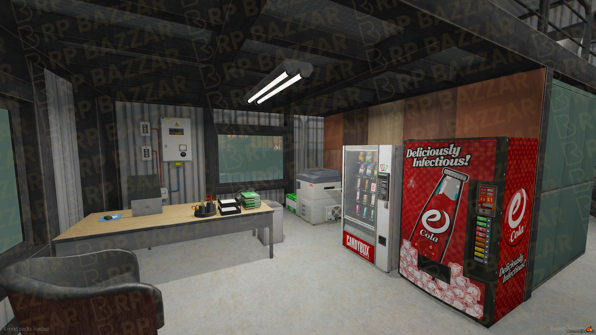 Central Repair Station FiveM MLO — GTA RP Interior — ESX QB QBOX — RPBazzar