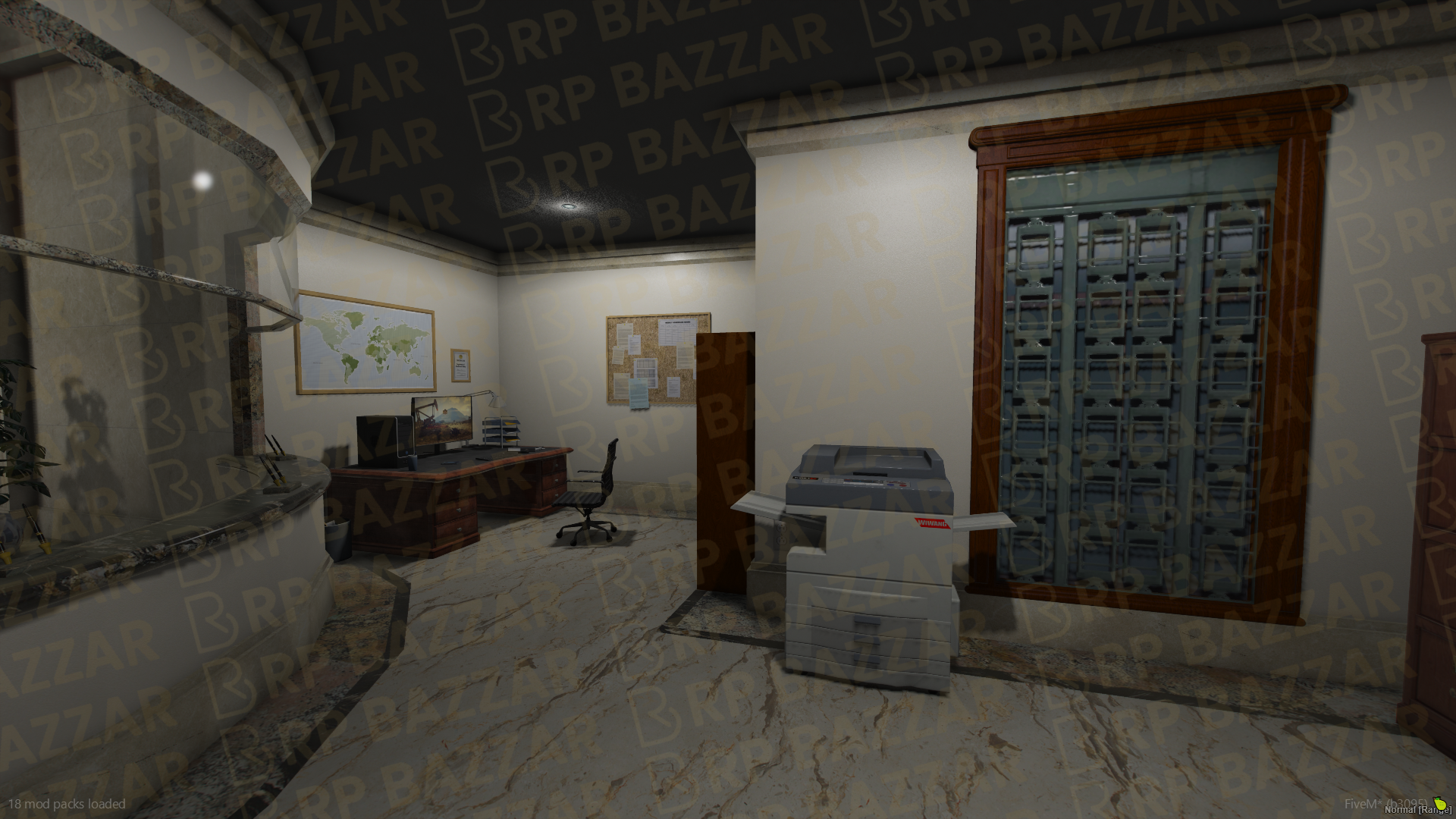 Civic City Hall FiveM MLO — GTA RP Interior — ESX QB QBOX — RPBazzar