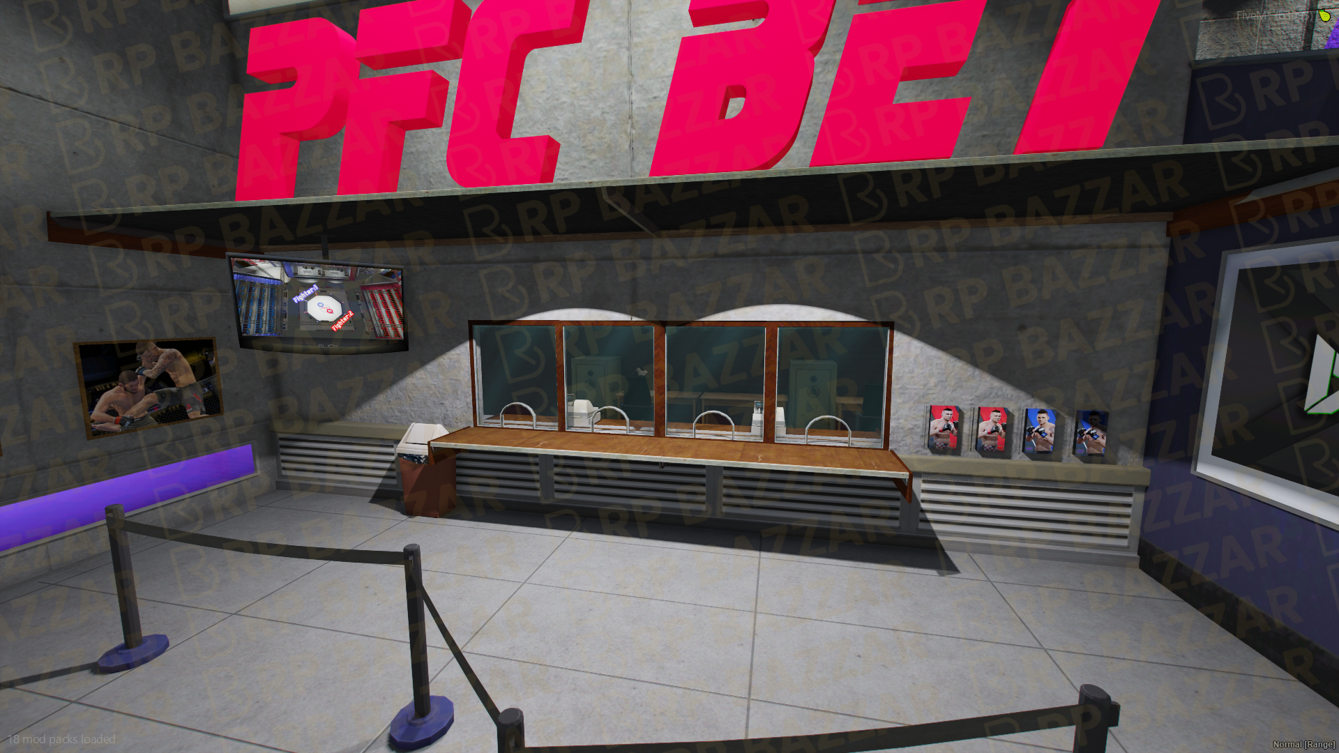 Brutal Boxing Ring FiveM MLO — GTA RP Interior — ESX QB QBOX — RPBazzar