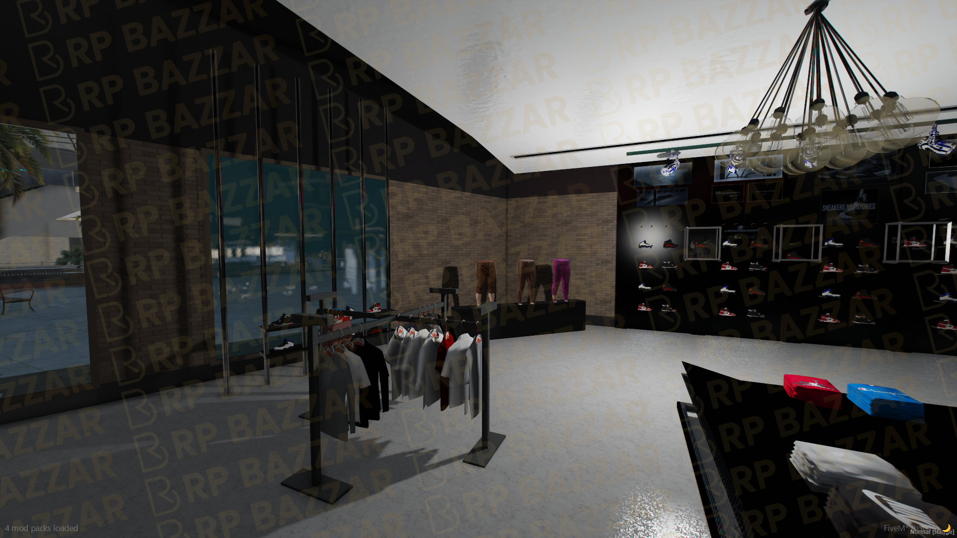 Urban Shopping Mall FiveM MLO — GTA RP Interior — ESX QB QBOX — RPBazzar