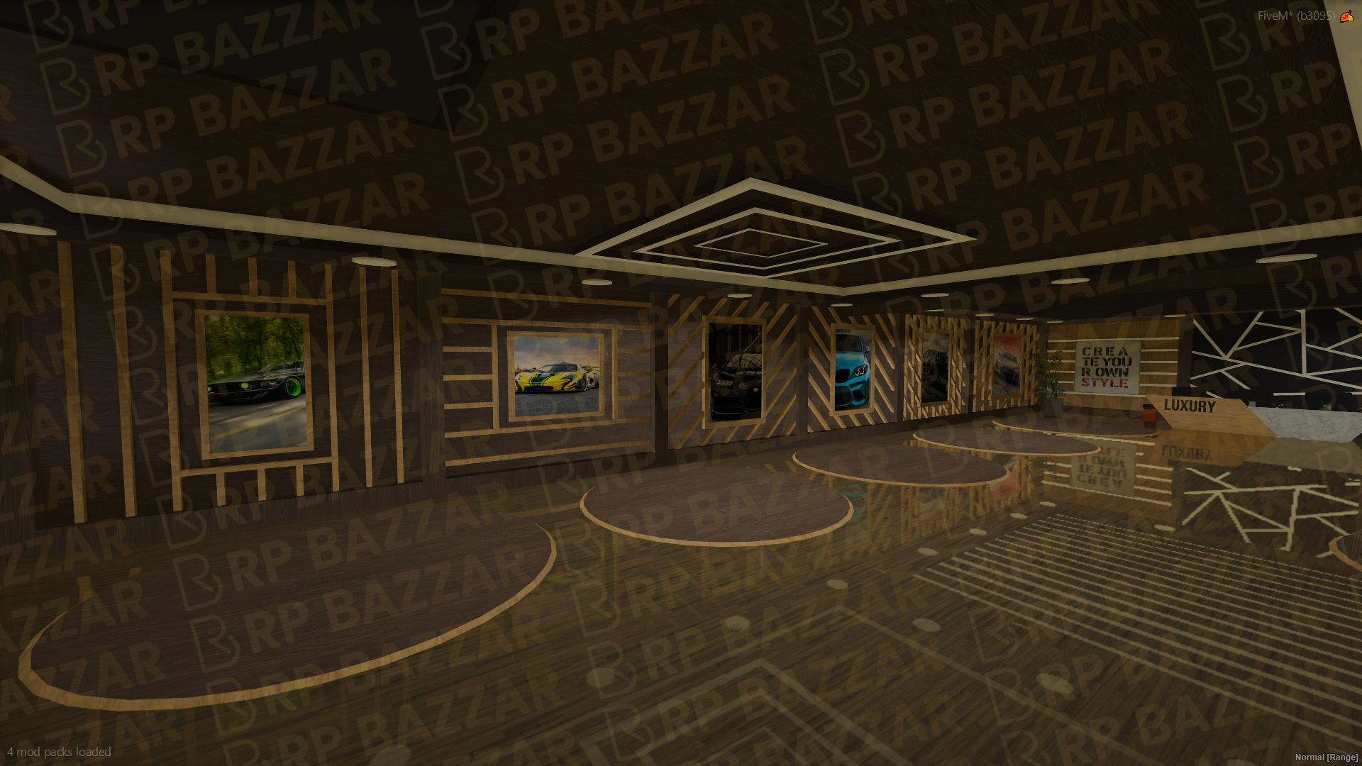 Detailed Vehicle Shop FiveM MLO — GTA RP Interior — ESX QB QBOX — RPBazzar