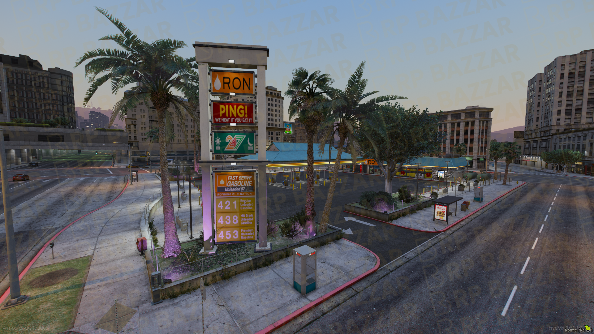 Vibrant Legion Square FiveM MLO — GTA RP Interior — ESX QB QBOX — RPBazzar