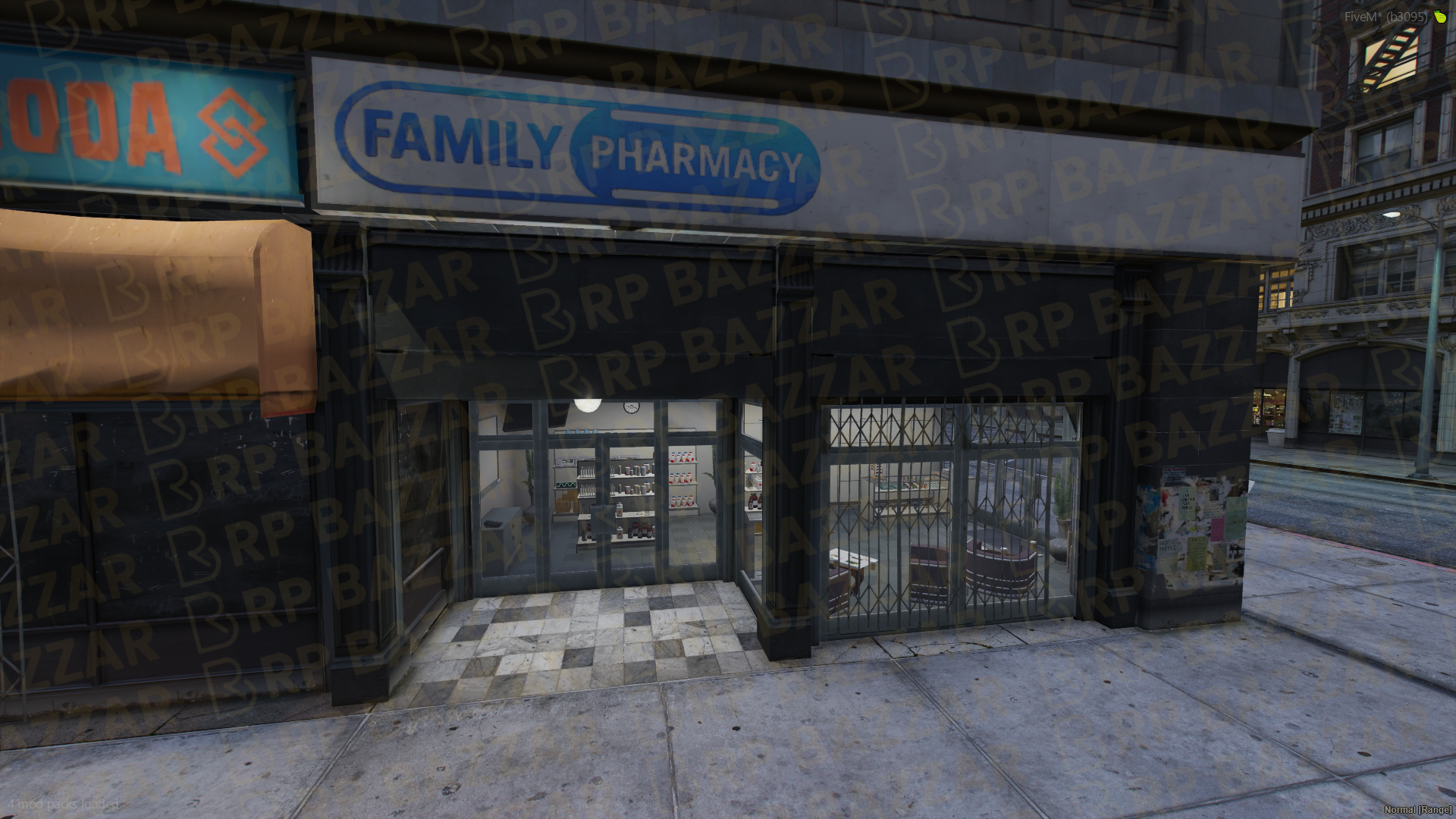 Classic Pharmacy FiveM MLO — GTA RP Interior — ESX QB QBOX — RPBazzar