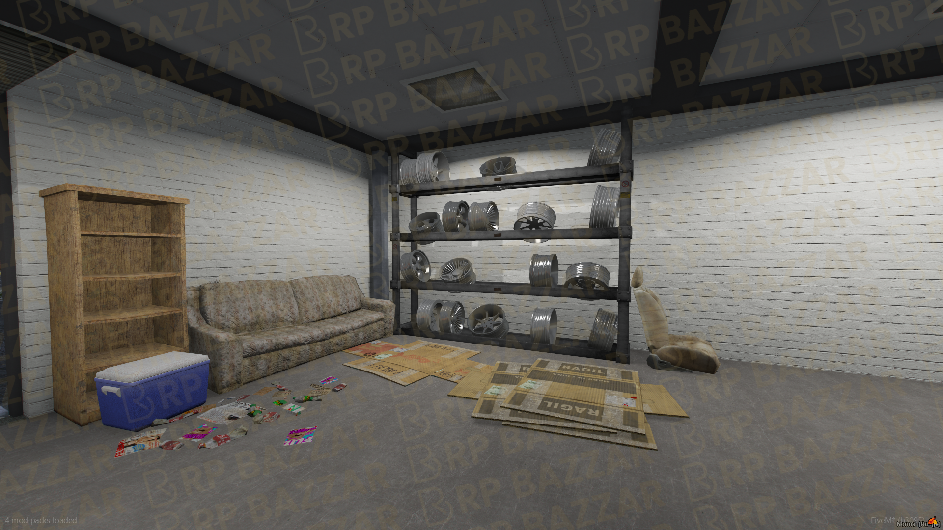 Roadside Repair Station FiveM MLO — GTA RP Interior — ESX QB QBOX — RPBazzar