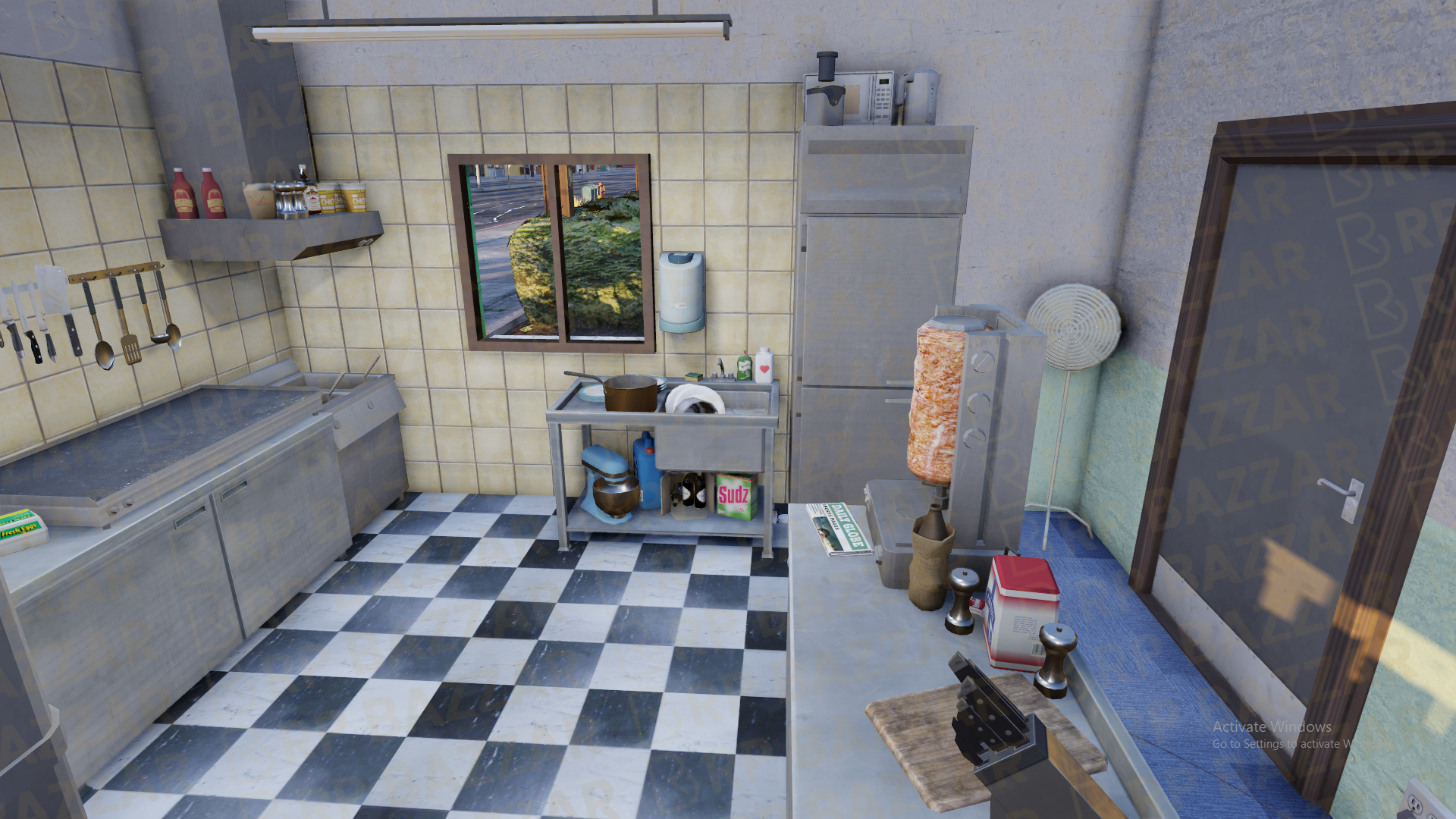 Industrial Canteen FiveM MLO — GTA RP Interior — ESX QB QBOX — RPBazzar
