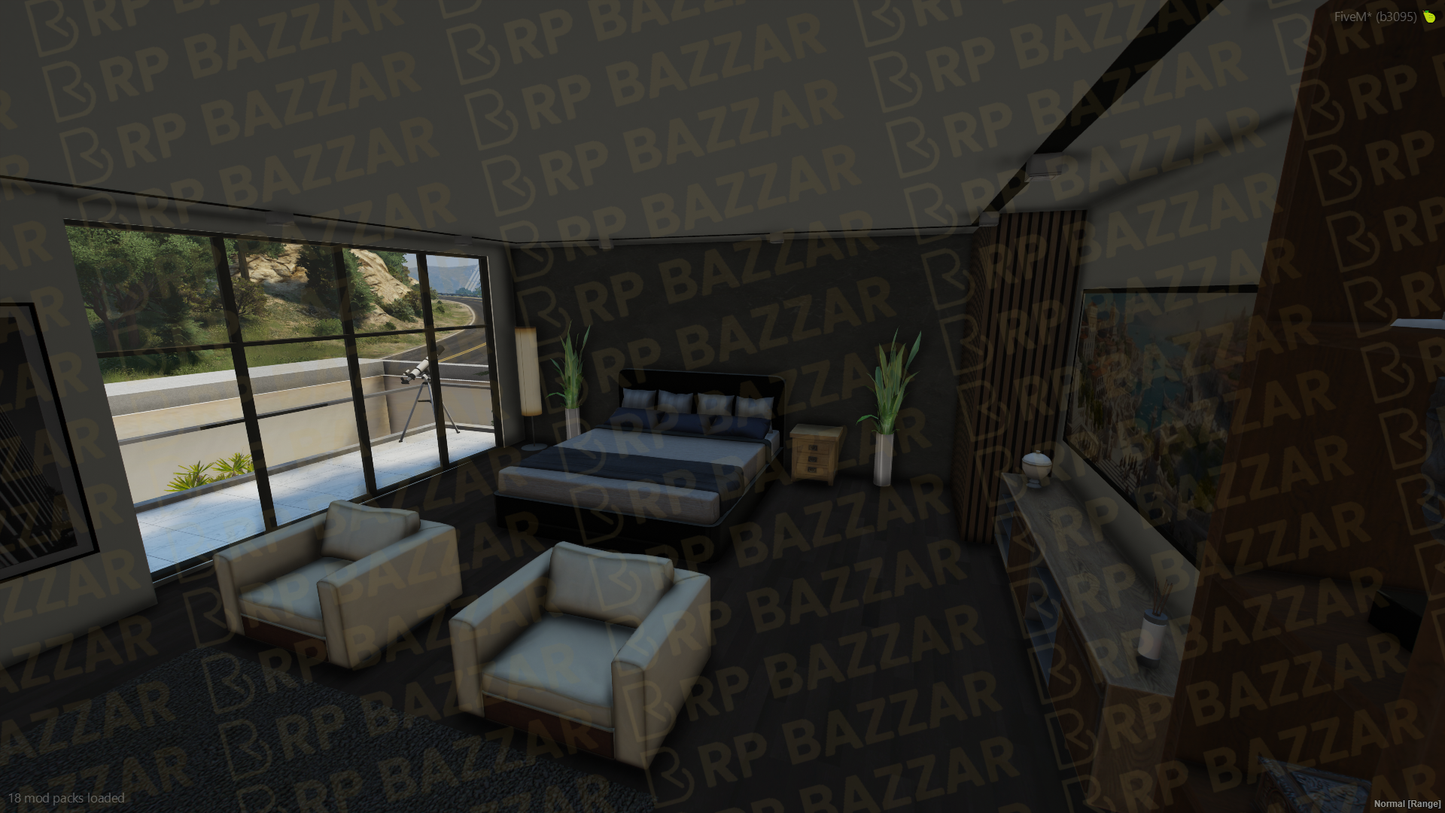 Modern Mansion FiveM MLO — GTA RP Interior — ESX QB QBOX — RPBazzar