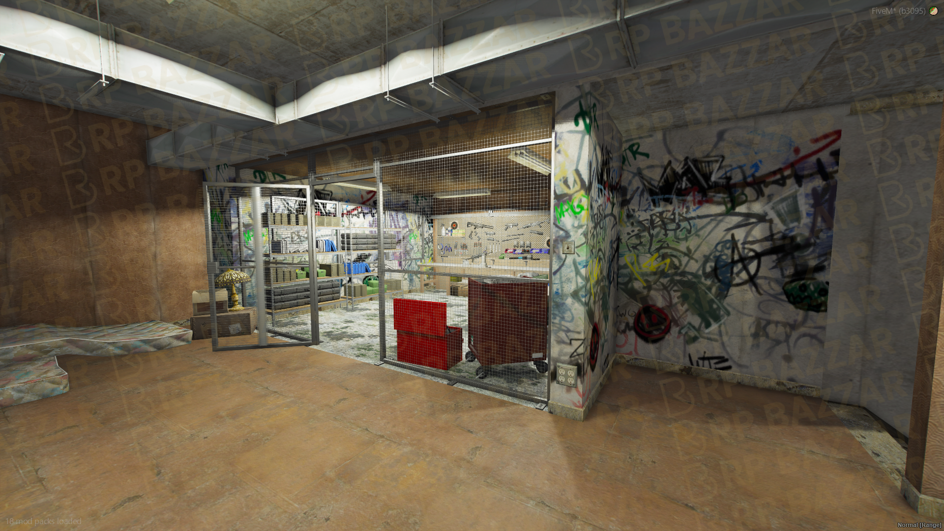 Southside Gang Garage FiveM MLO — GTA RP Interior — ESX QB QBOX — RPBazzar