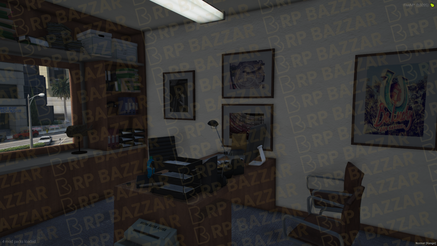Vanguard Police Station FiveM MLO — GTA RP Interior — ESX QB QBOX — RPBazzar