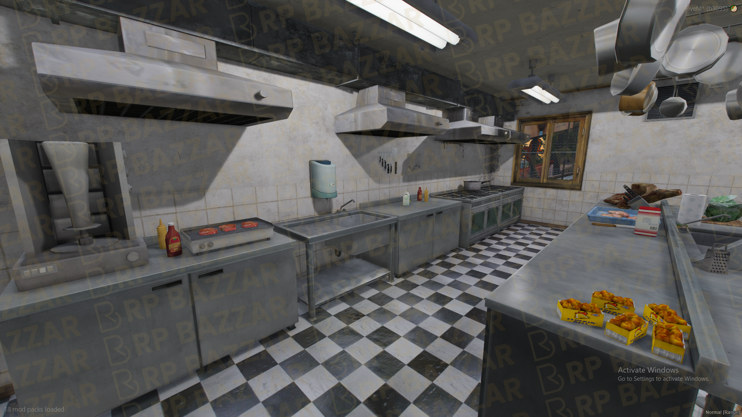 Modern Kitchen FiveM MLO — GTA RP Interior — ESX QB QBOX — RPBazzar