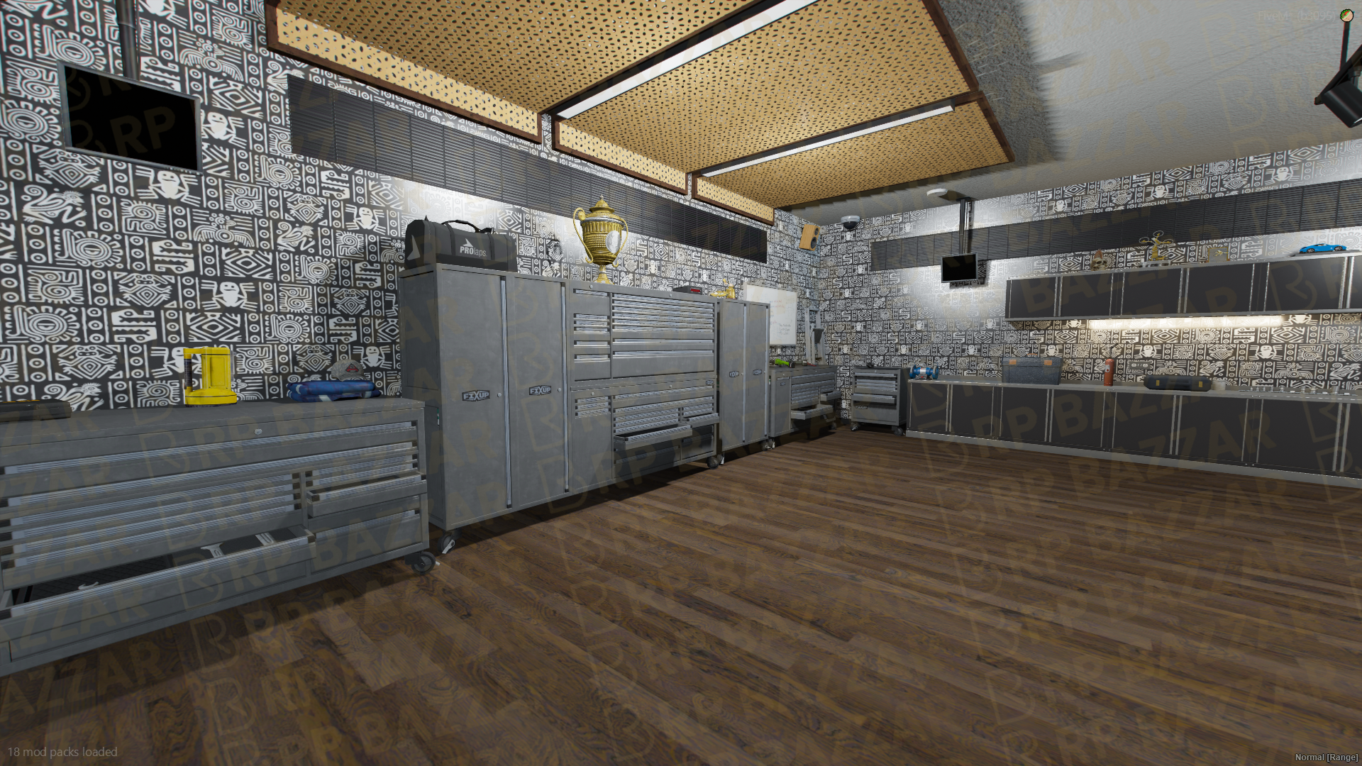 Smoky Mechanic Shop FiveM MLO — GTA RP Interior — ESX QB QBOX — RPBazzar
